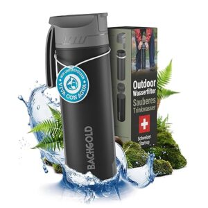 Vergleich der Top 3 Outdoor-Wasserfilter-Flaschen: Bachgold®, GRAYL und LifeStraw